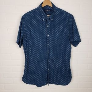 Polo Ralph Lauren Short Sleeve Blue Button Down L